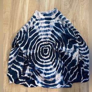 Luna Luz - Strapless Tie Dye Dress- Size Small